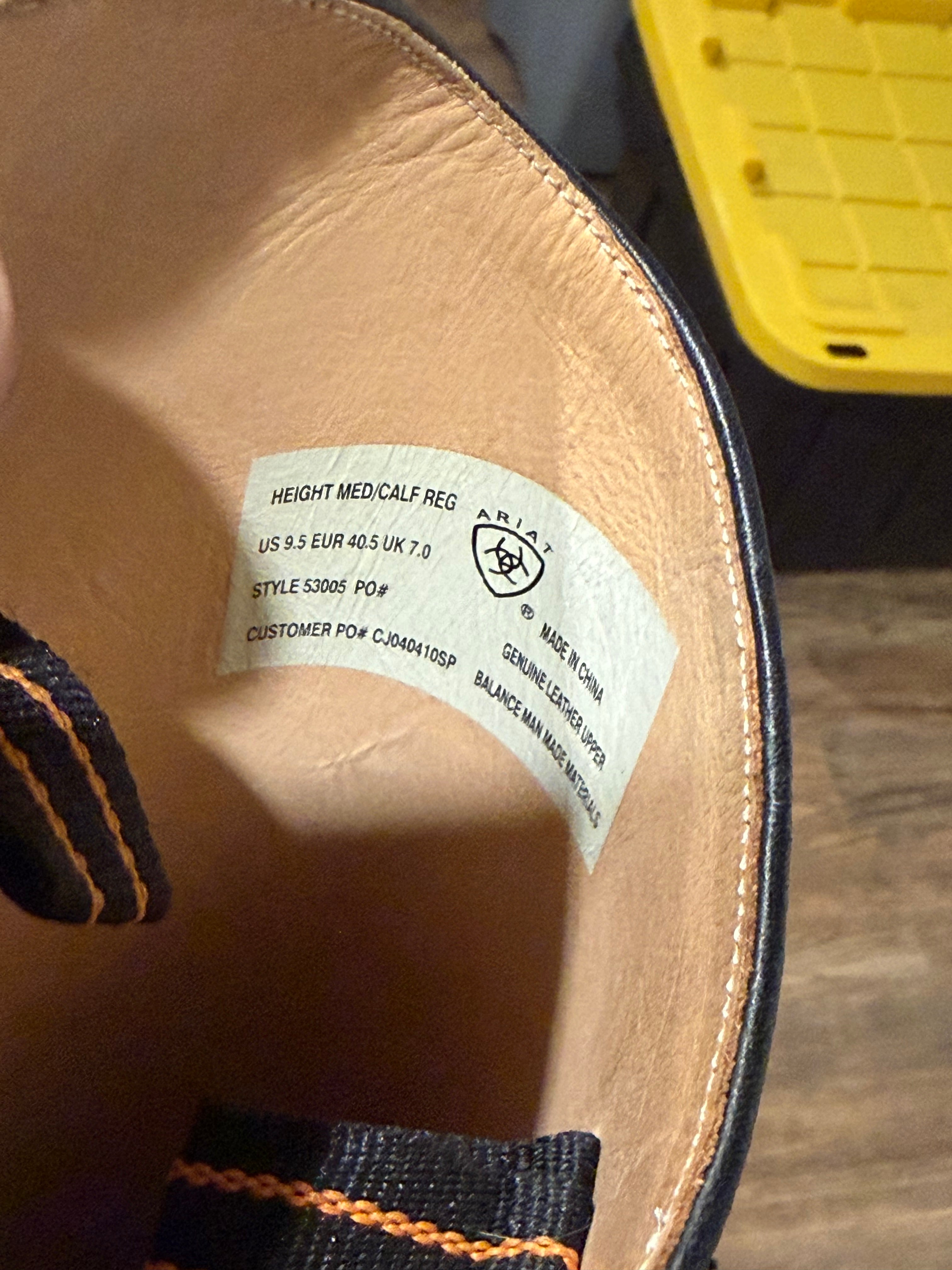 Vintage Ariat LEATHER 9.5R field show boots