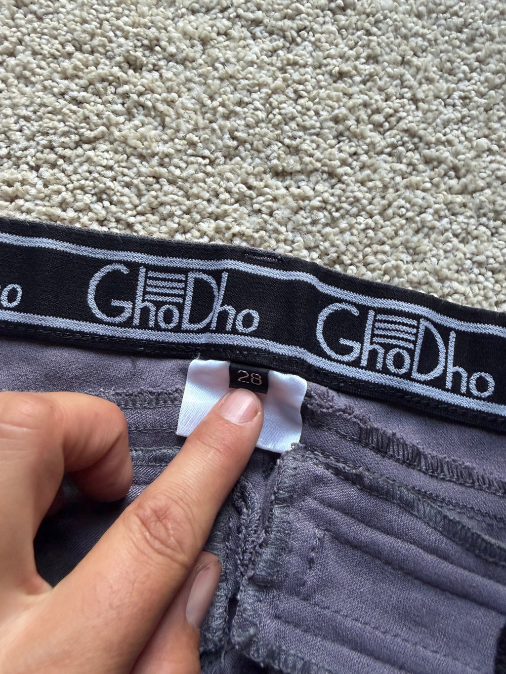 Ghodho grey breeches