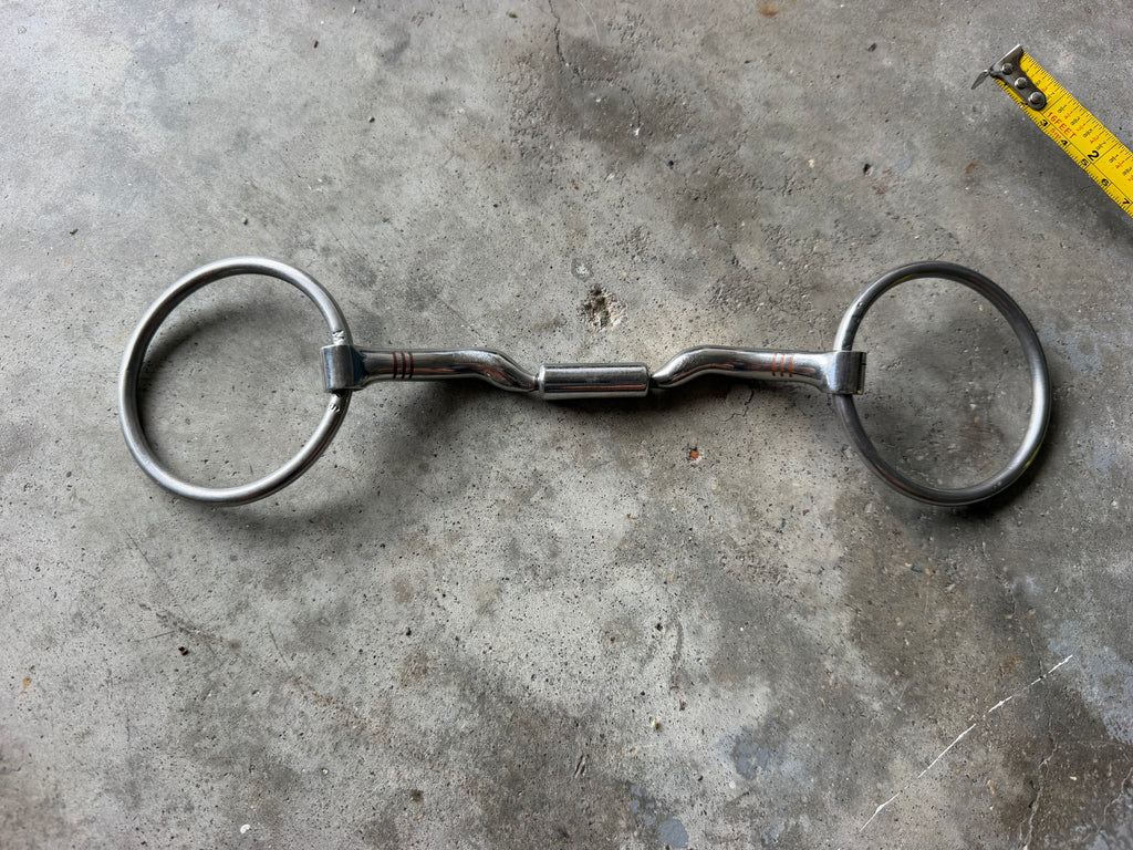 Myler comfort snaffle loose ring 5.75" high port