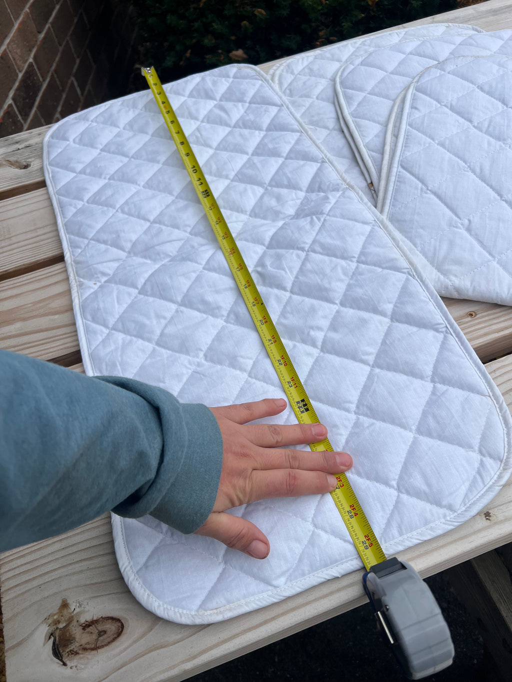 Quilted wraps set of 4 used