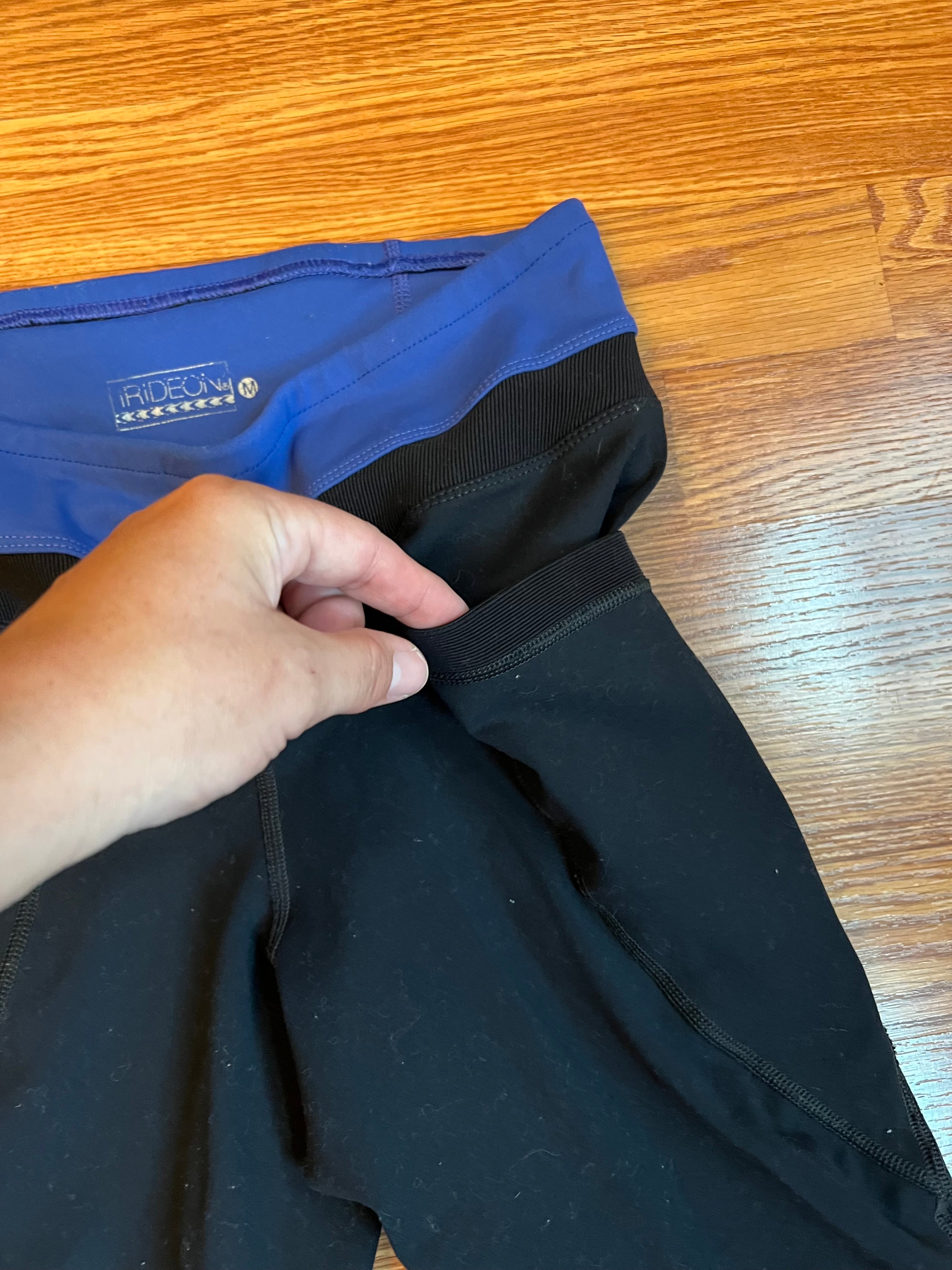 Irideon Black ladies pull on tights medium