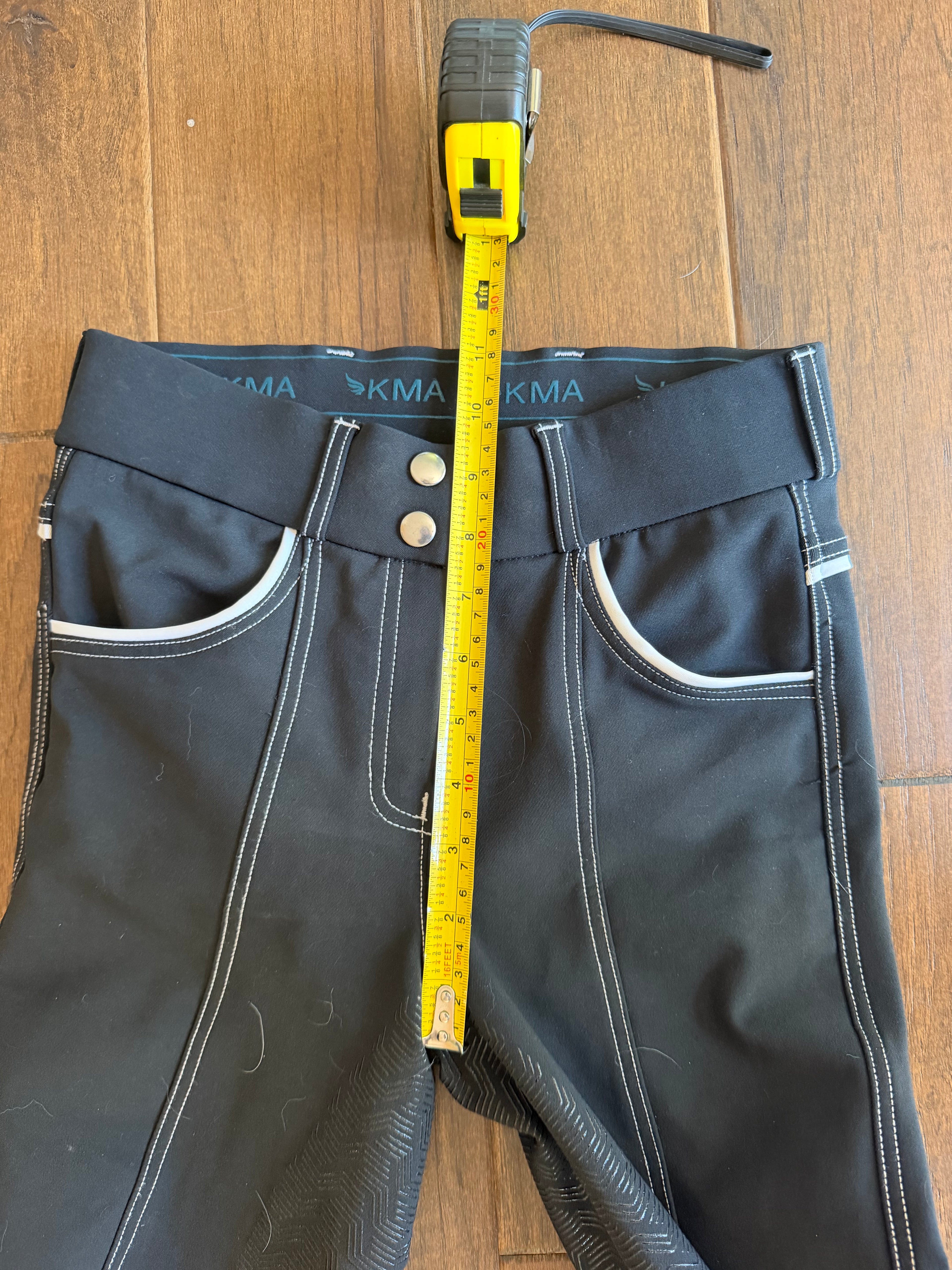 KMA full seat grip breeches - black 26
