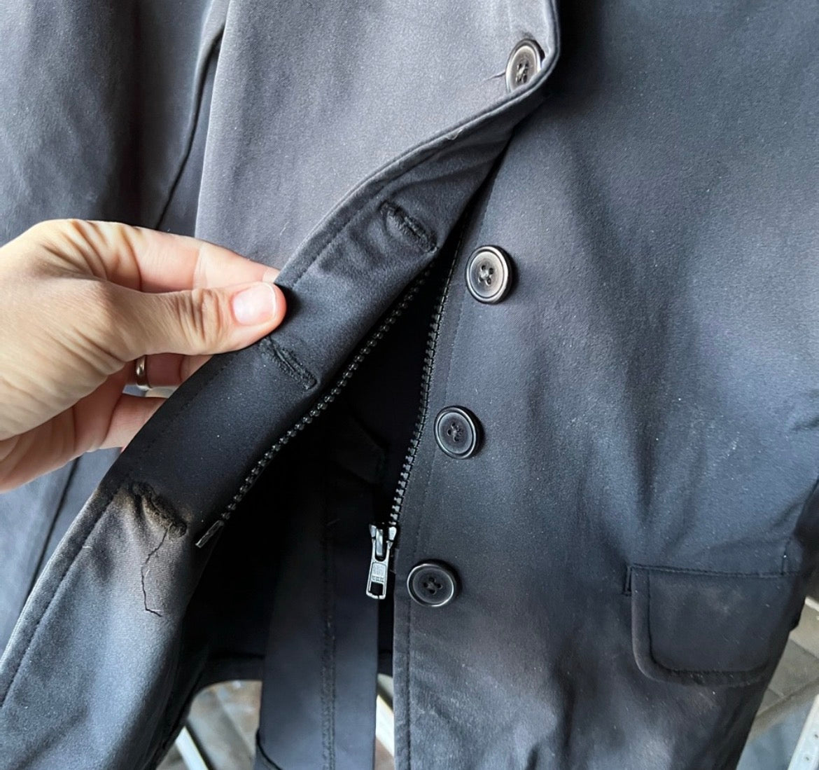 Ovation ladies 10 black show coat