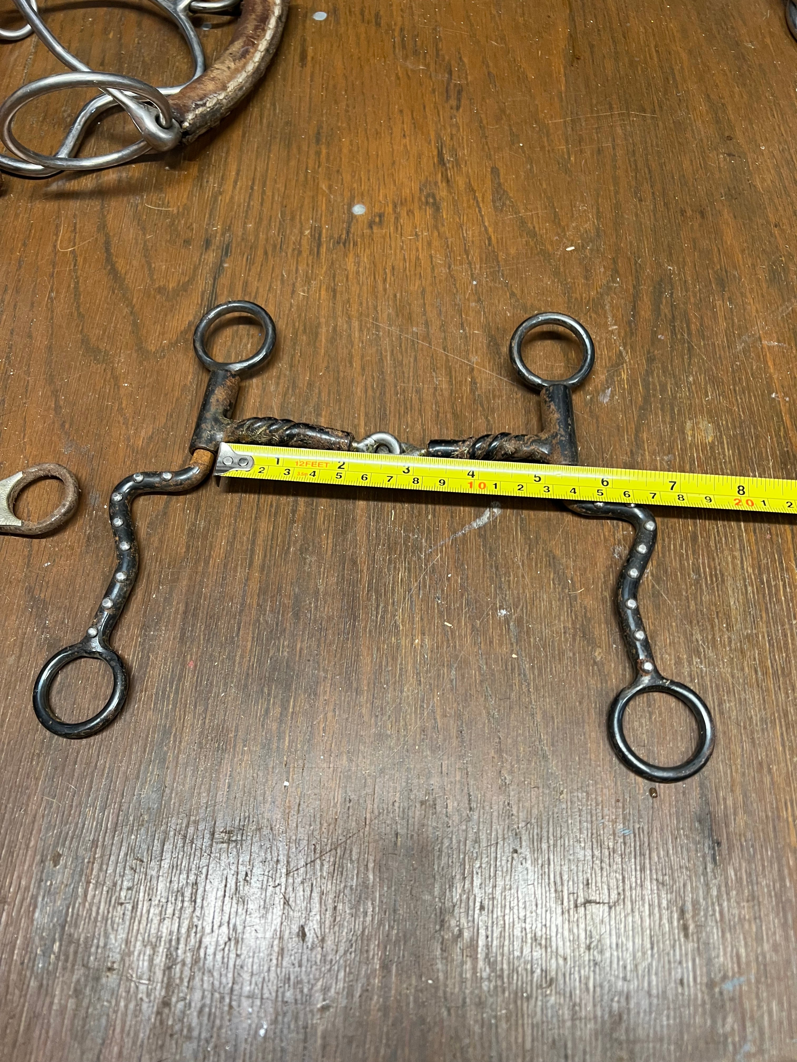 5" western corkscrew S shank