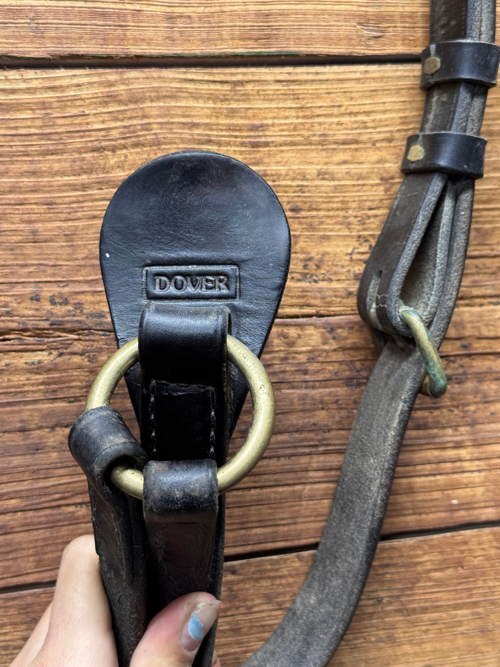 Dover Brown leather breastplate
