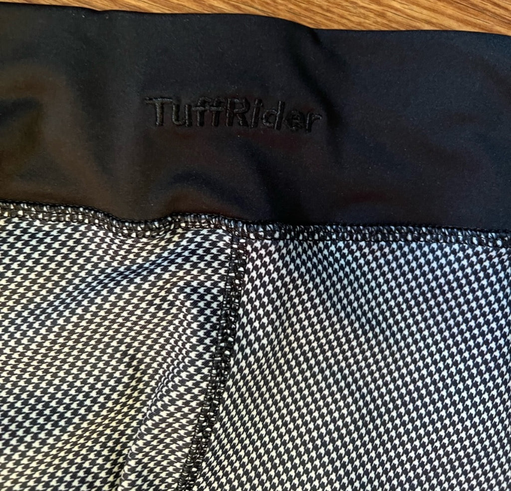 Tuffrider tights ladies medium houndstooth