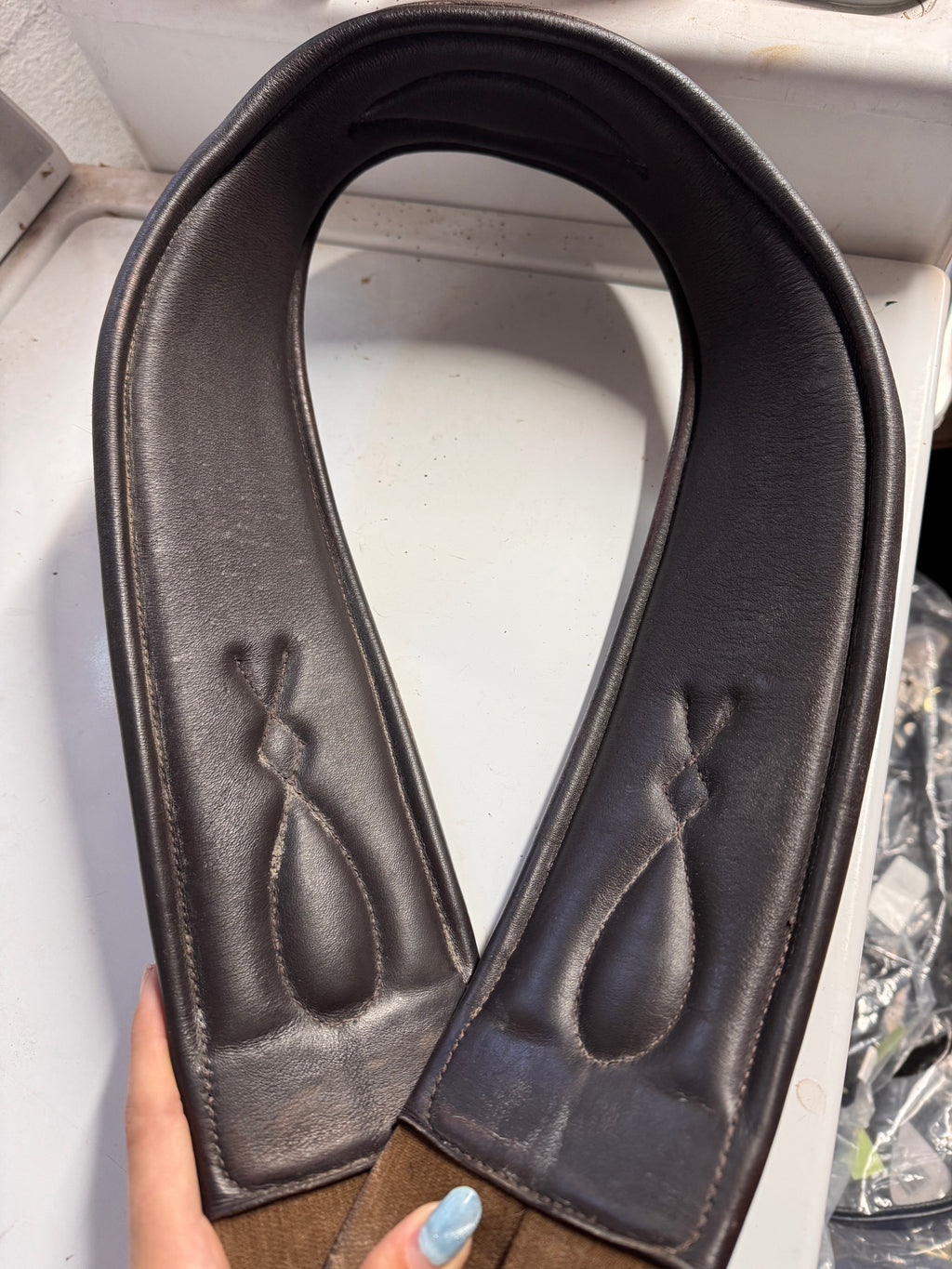 Total Saddle Fit Anatomical 54” girth, brown