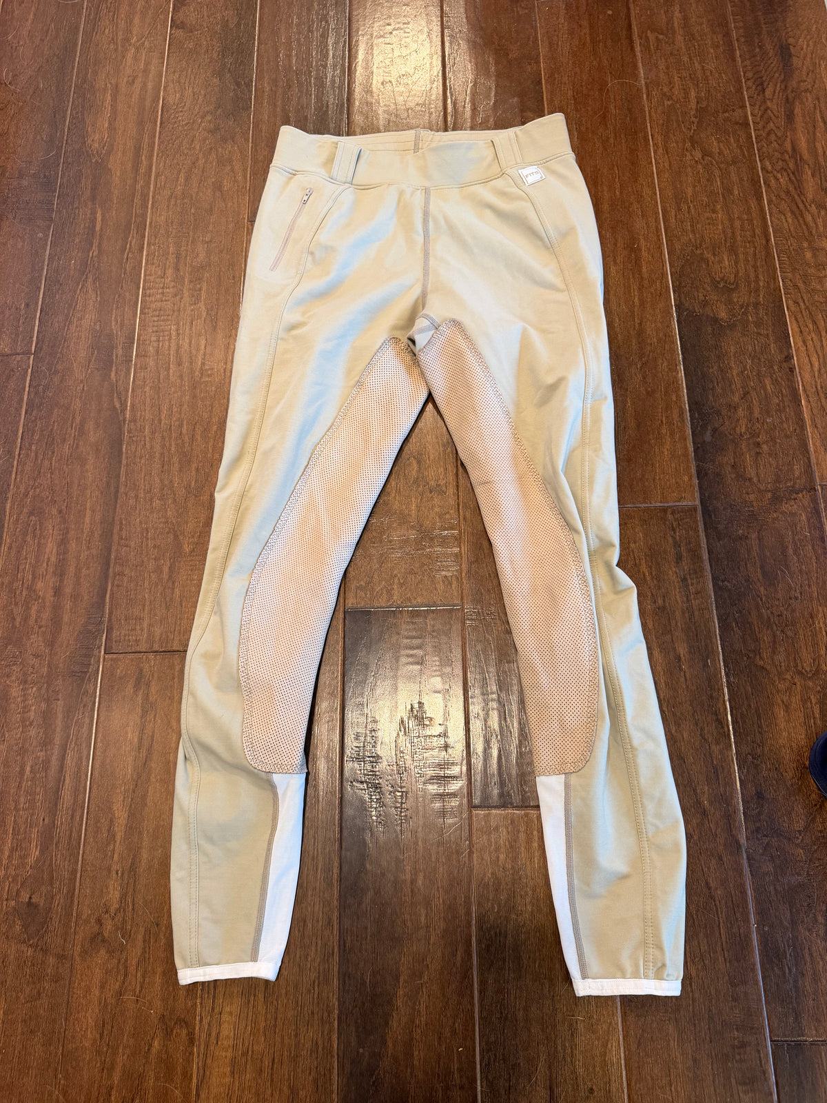 FITS LARGE Full Seat Leather Breeches tan