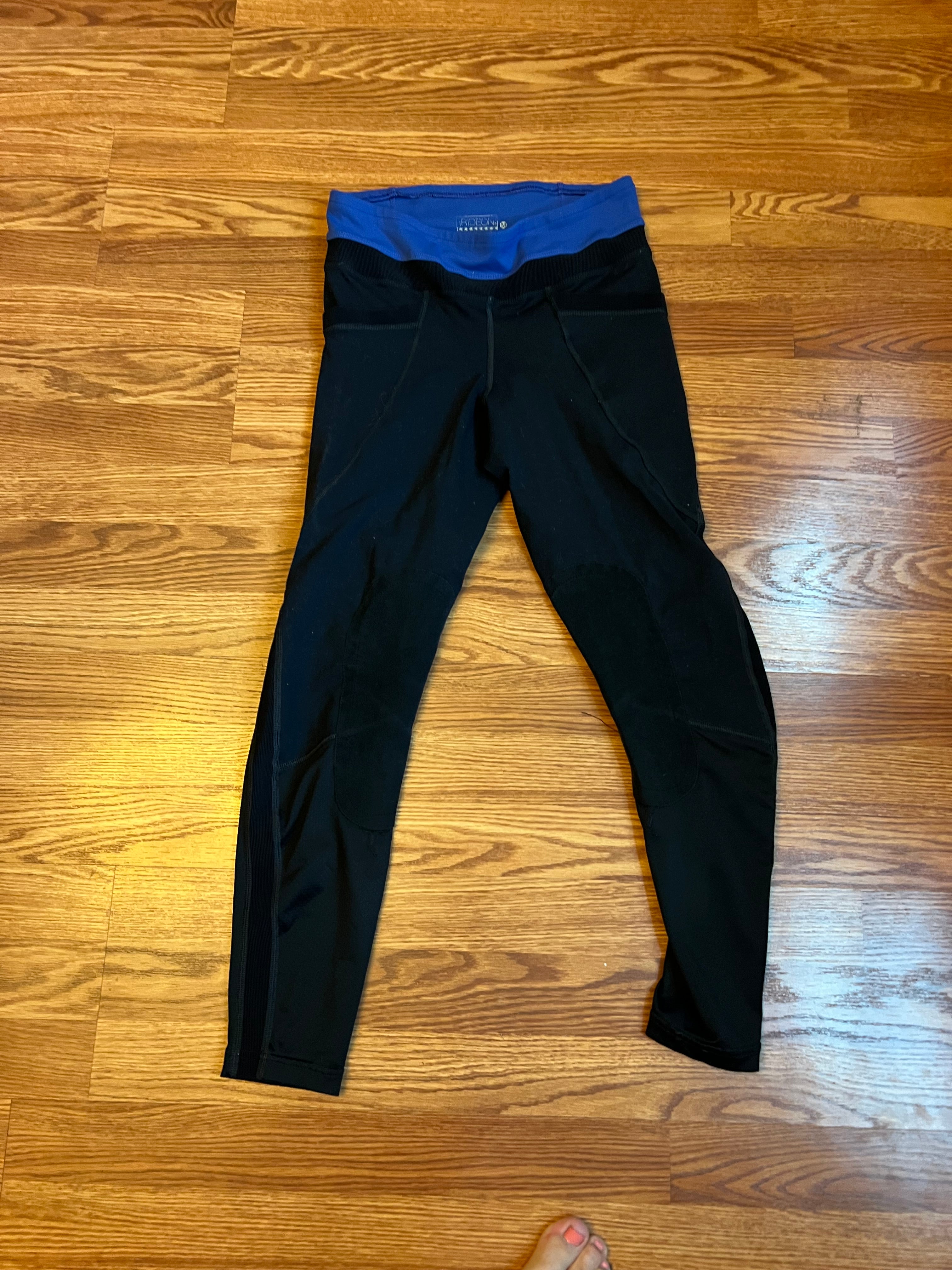 Irideon Black ladies pull on tights medium