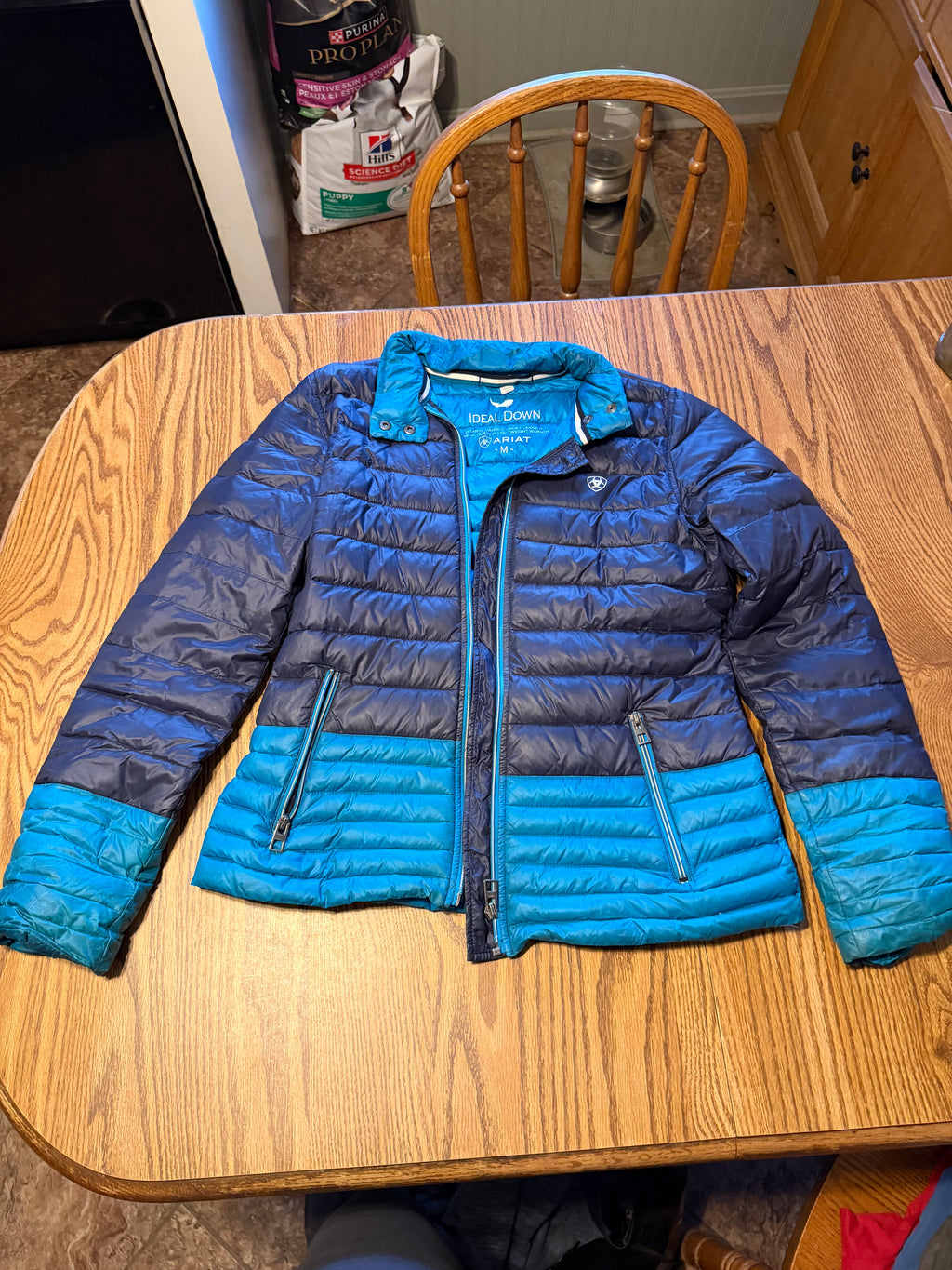 Ariat duck down coat medium