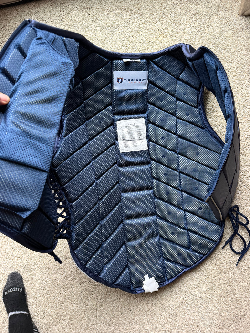 NWT Tipperary eventer model 1015 safety vest 38/M navy