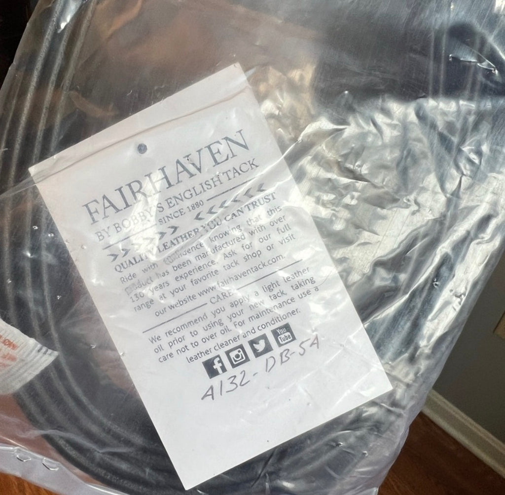 54" Bobby's English Tack Fairhaven stirrup leathers