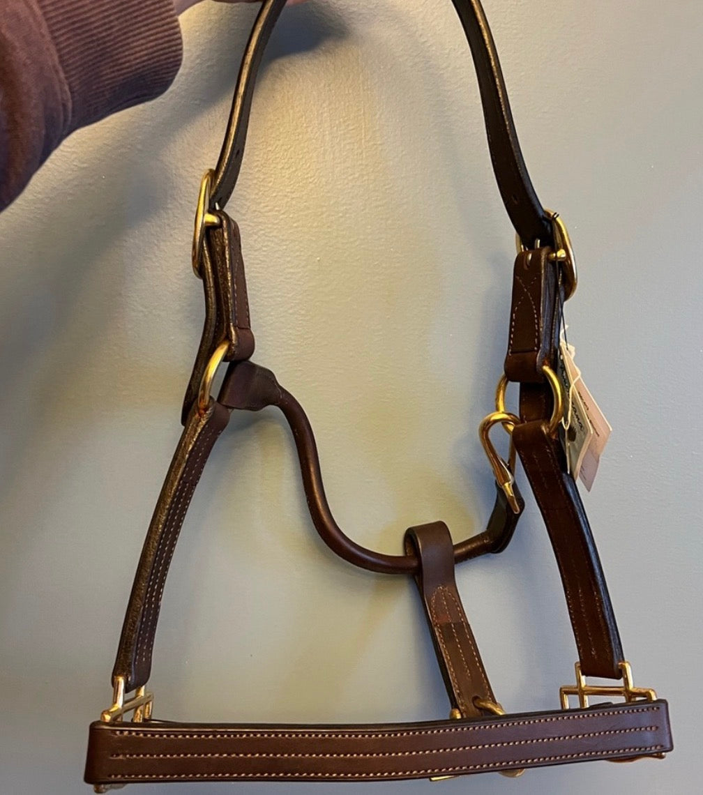 HK Americana cob leather halter