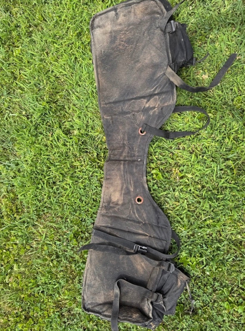 Insulated Western multi pocket nylon saddle bag