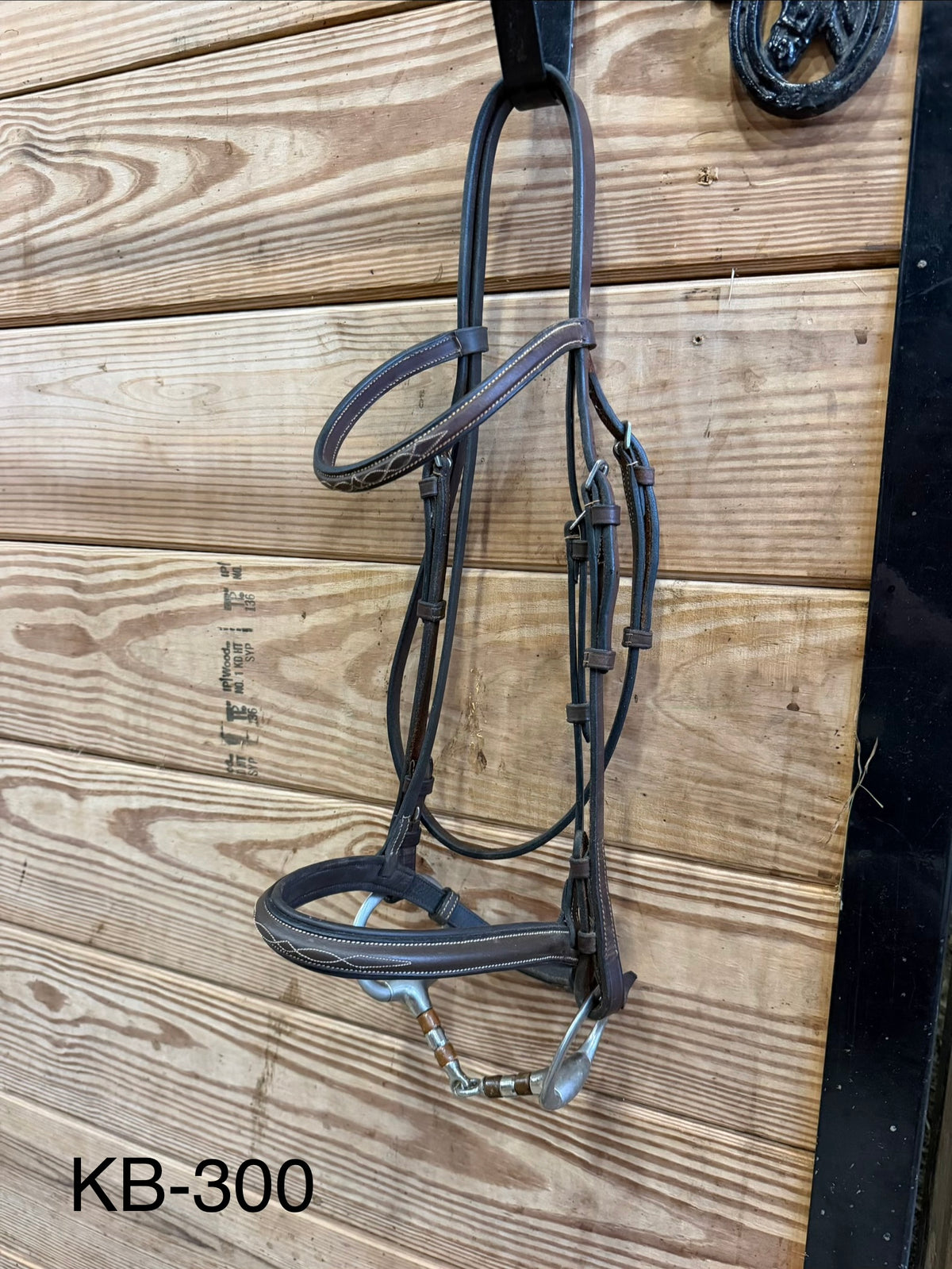 Brown Leather bridle - Full