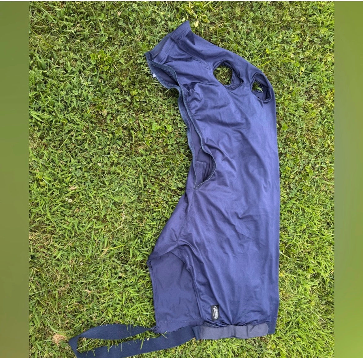 Used Weatherbeeta Lycra hood COB blue