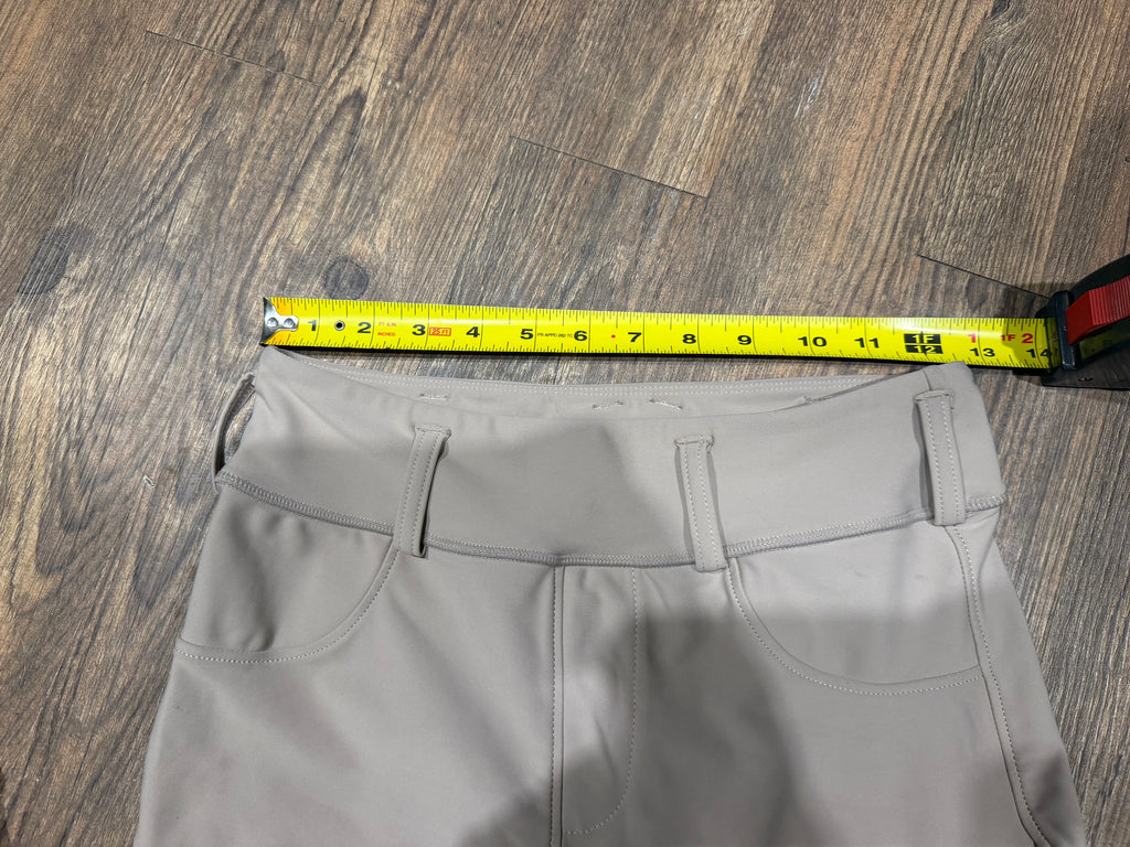 Equestly pull on tan breeches 28