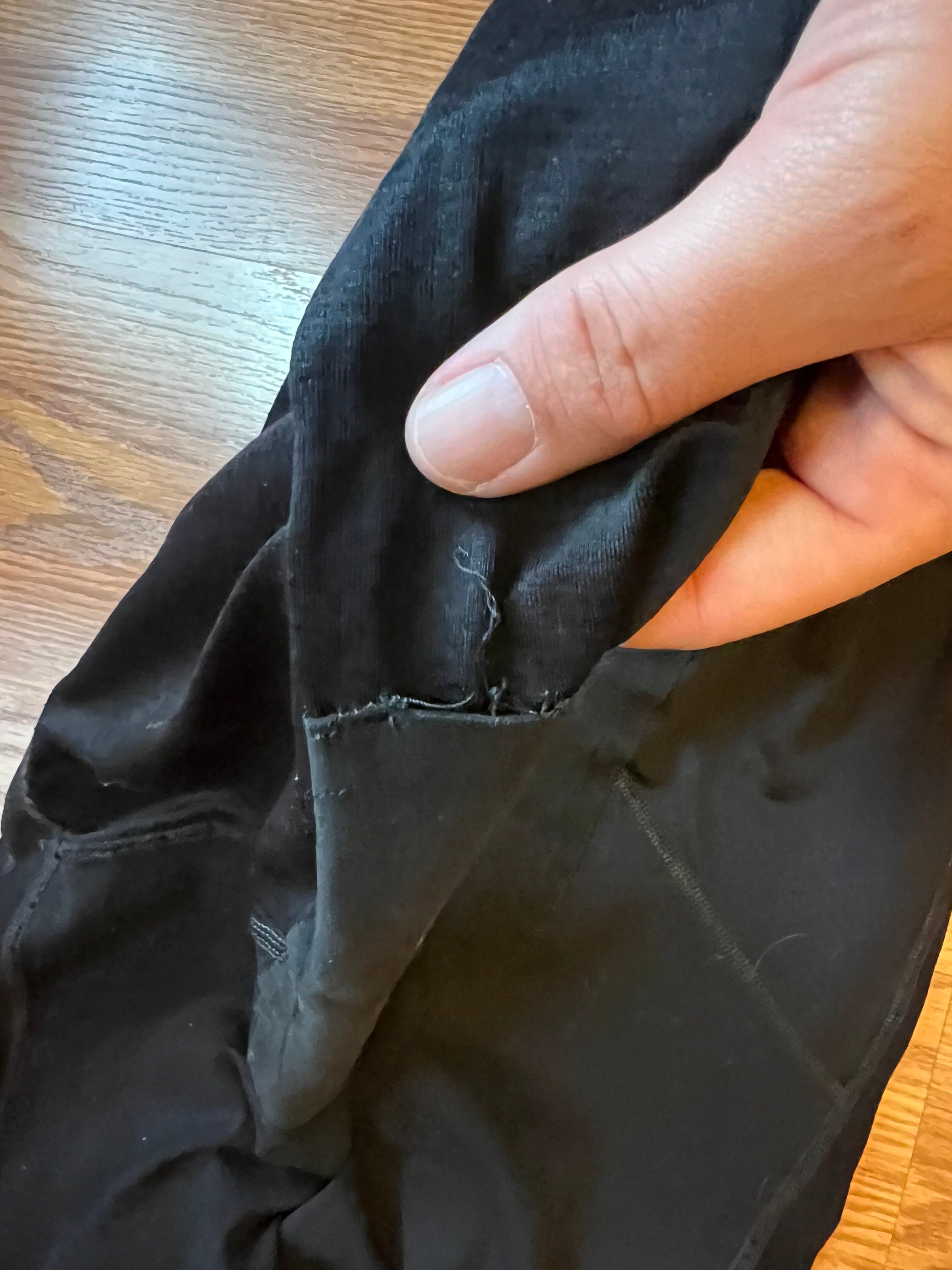 Irideon Black ladies pull on tights medium