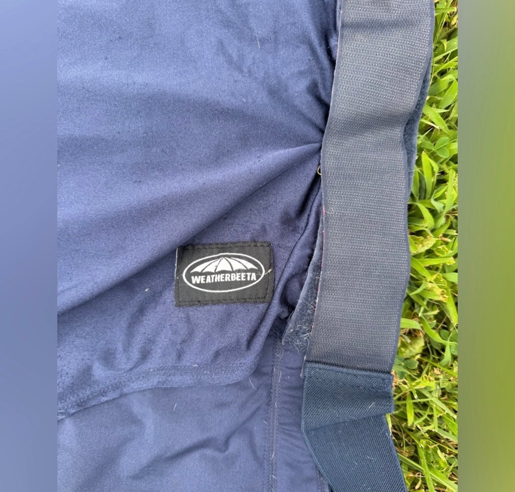 Used Weatherbeeta Lycra hood COB blue