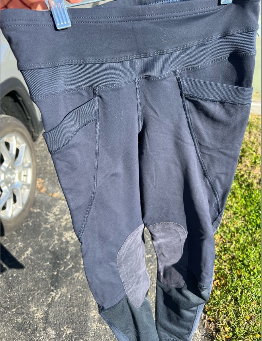 Irideon Navy ladies pull on tights medium