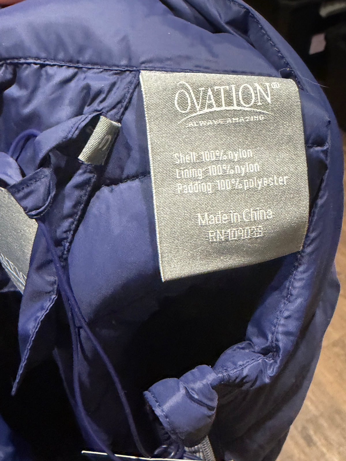 Ovation ladies riding vest Small