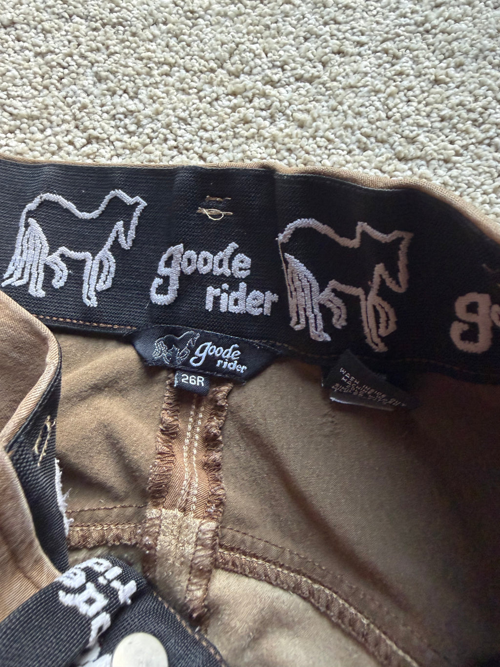 Goode rider full seat 26R breeches