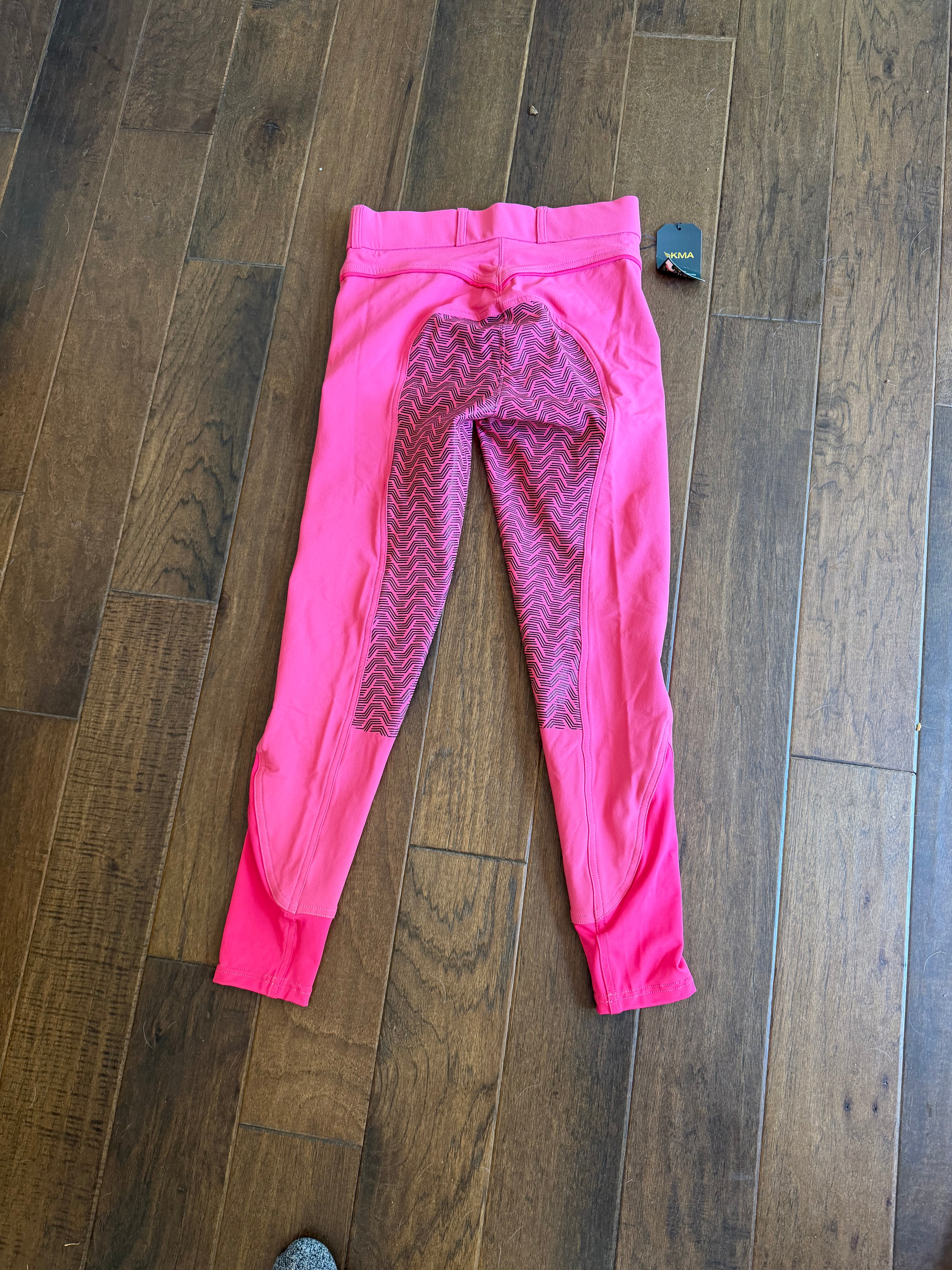 KMA full seat grip breeches - pink 28