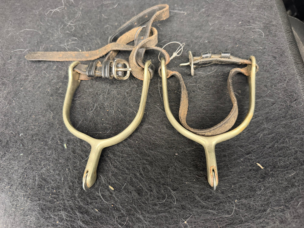Herm Sprenger Spurs Round End Small Smooth Rowel Spurs