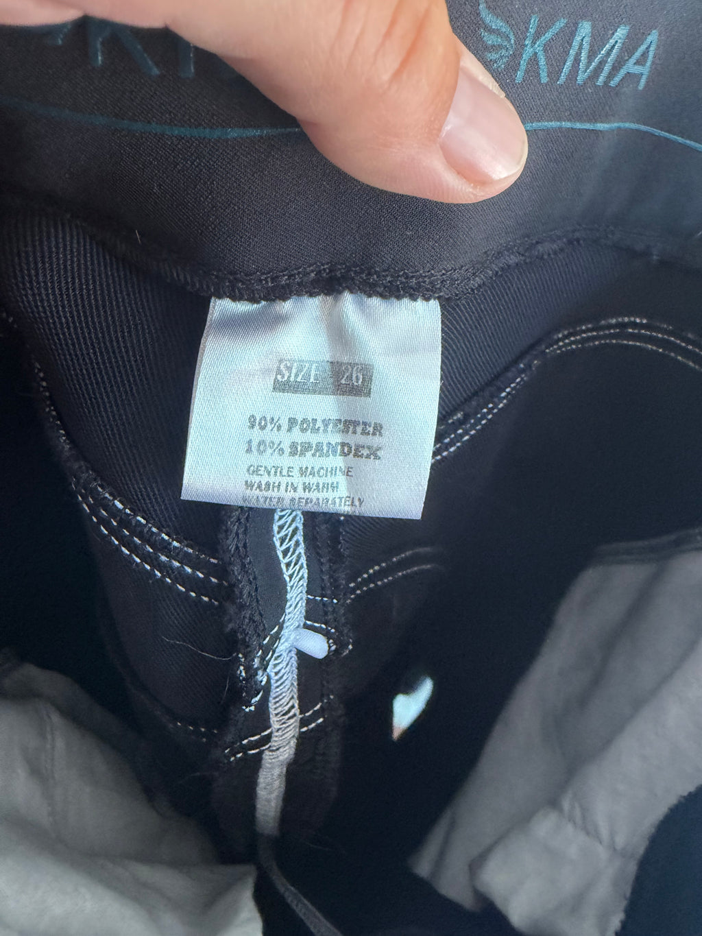 KMA full seat grip breeches - black 26