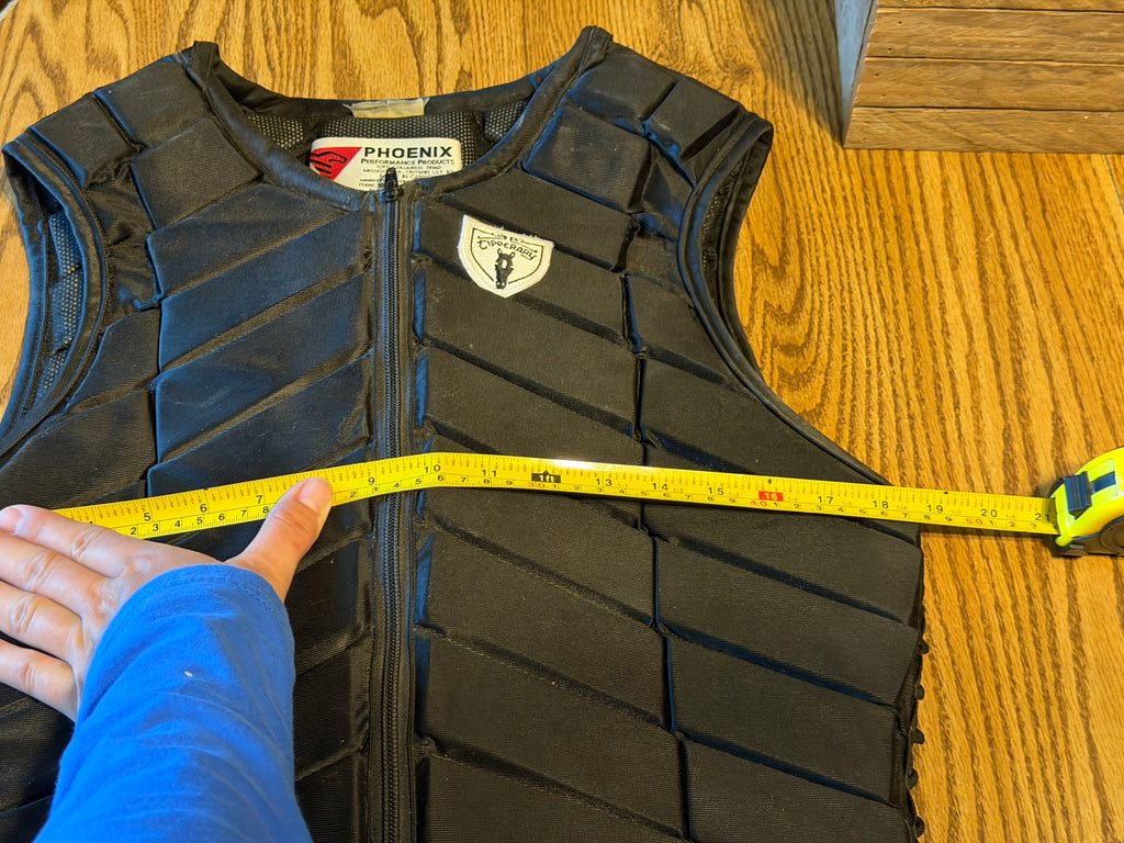 Tipperary eventing vest medium TALL Black