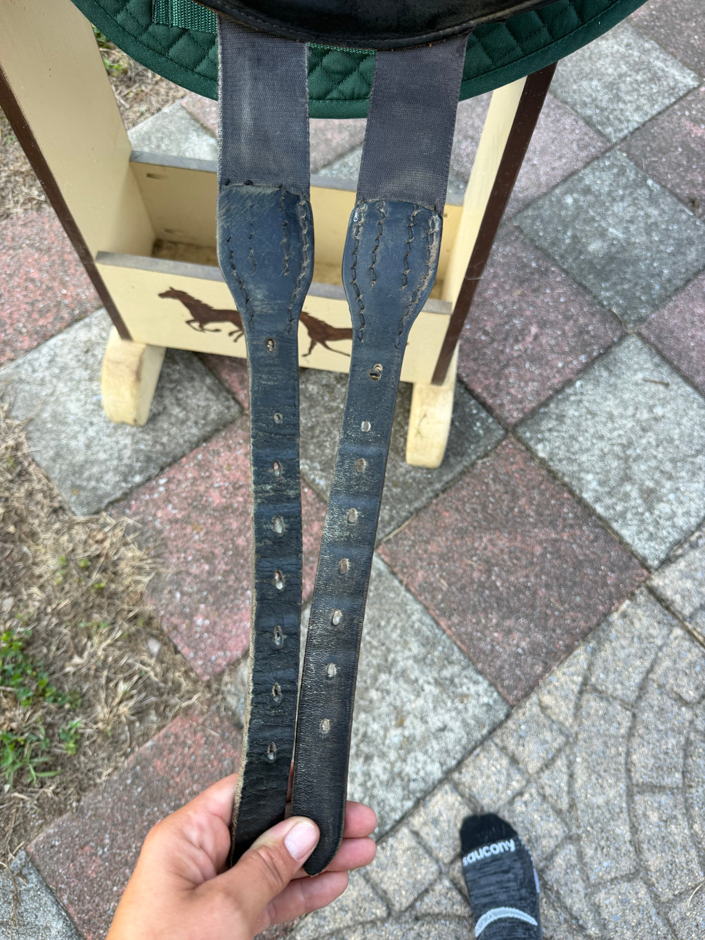 17” Stubben Excalibur Black monoflap 30cm