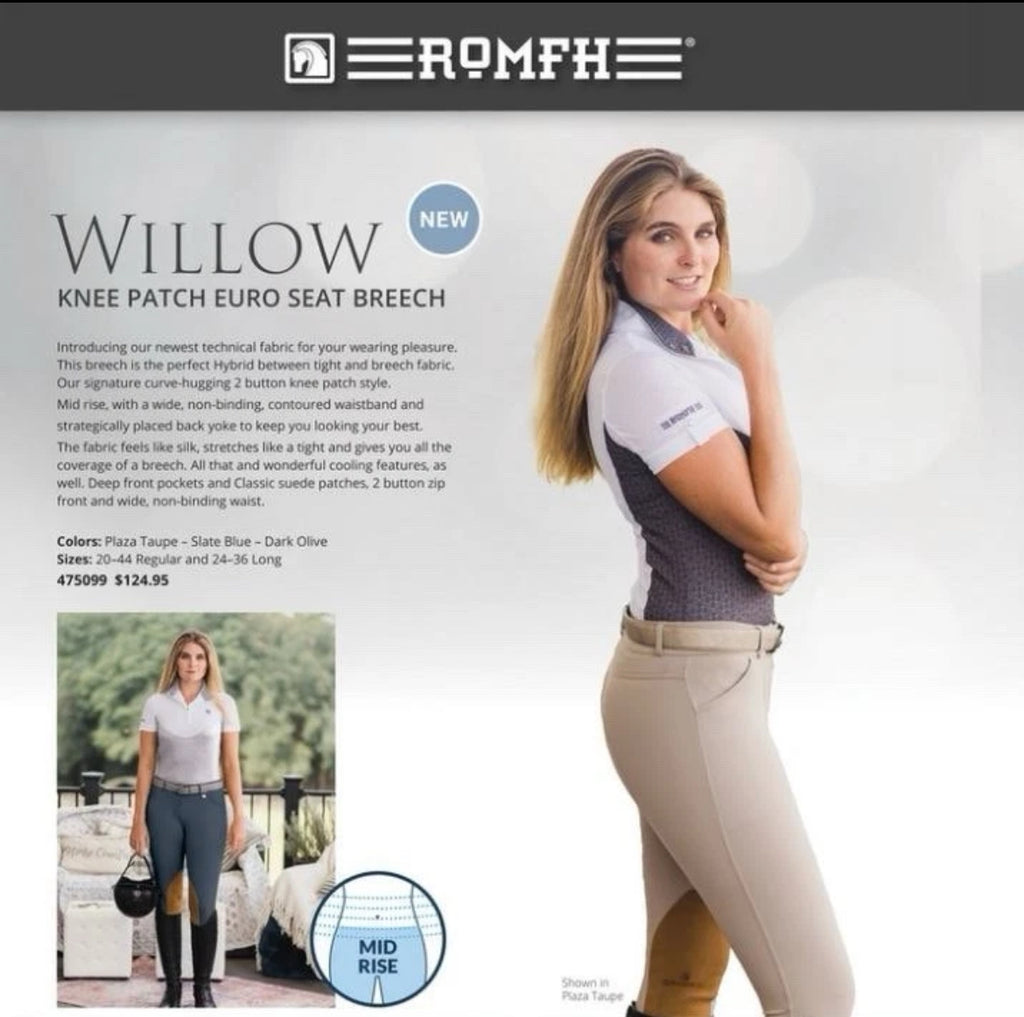 ROMFH Willow Euro Suede Knee patch - CLOSEOUT