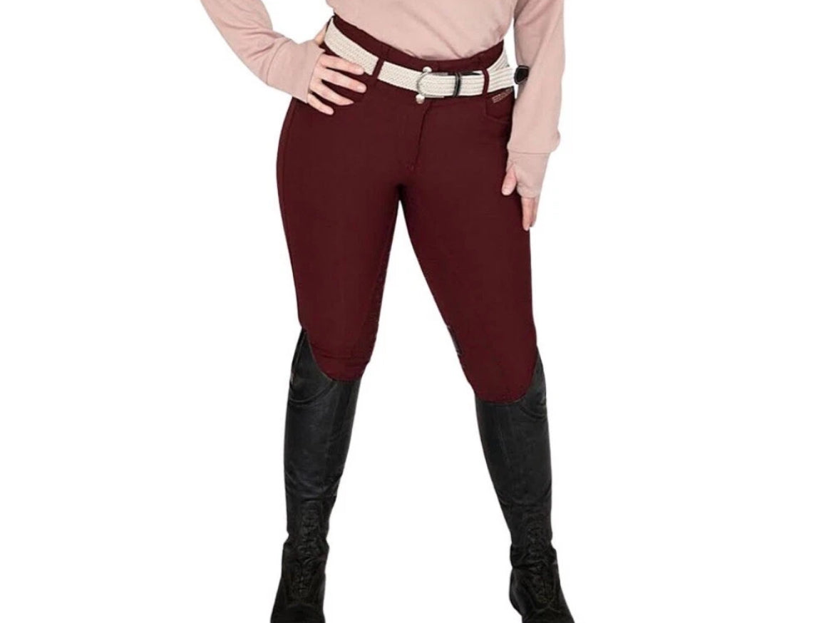 ROMFH ladies Lexy 3 Button breeches Full Grip Seat