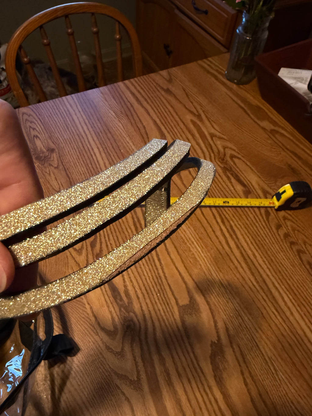 Equestroom gold accent brow band