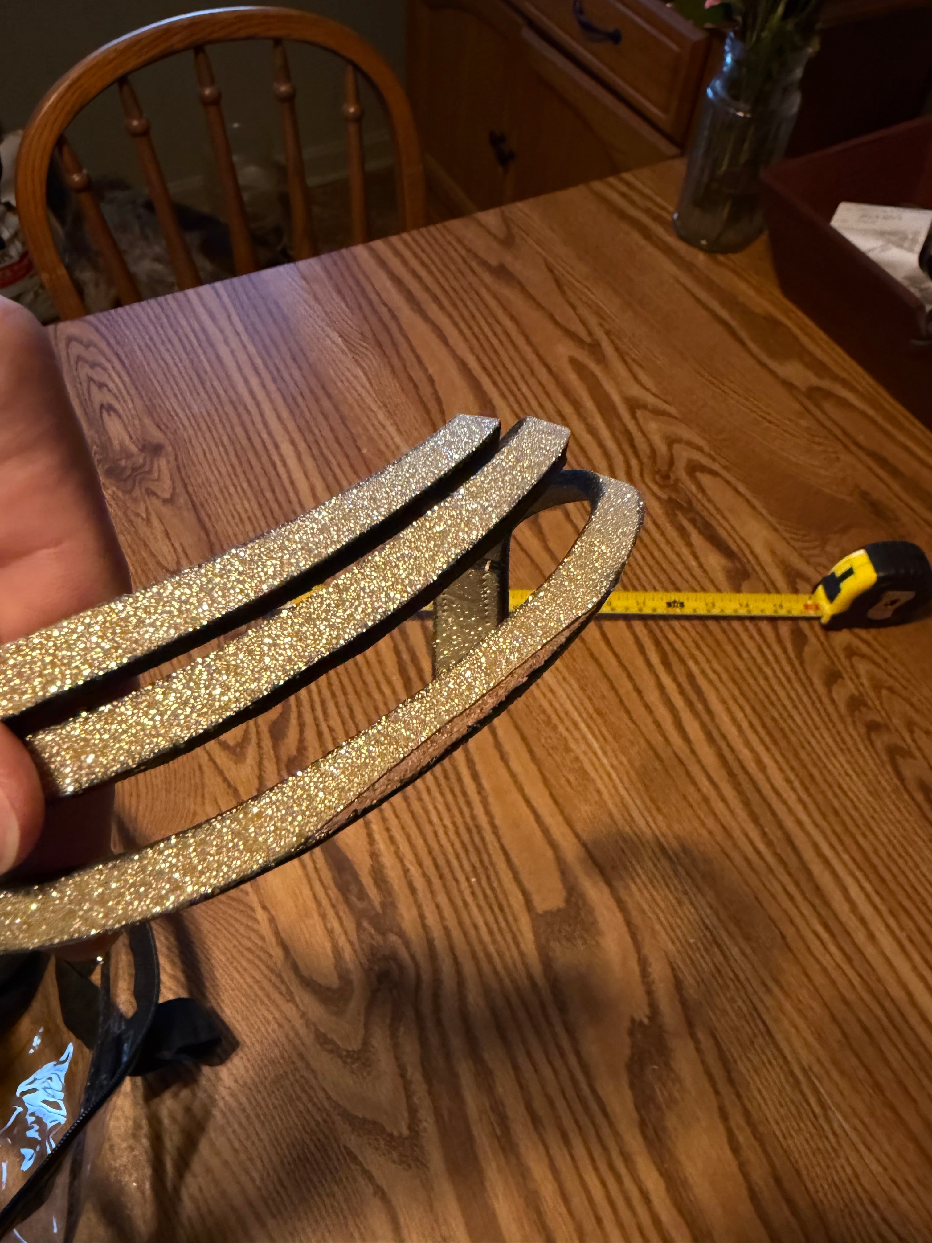 Equestroom gold accent brow band