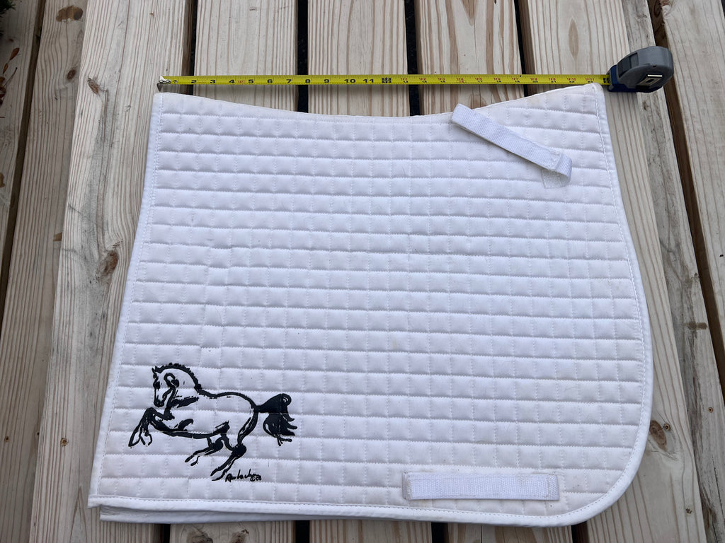 Classic Equine Dressage pad white