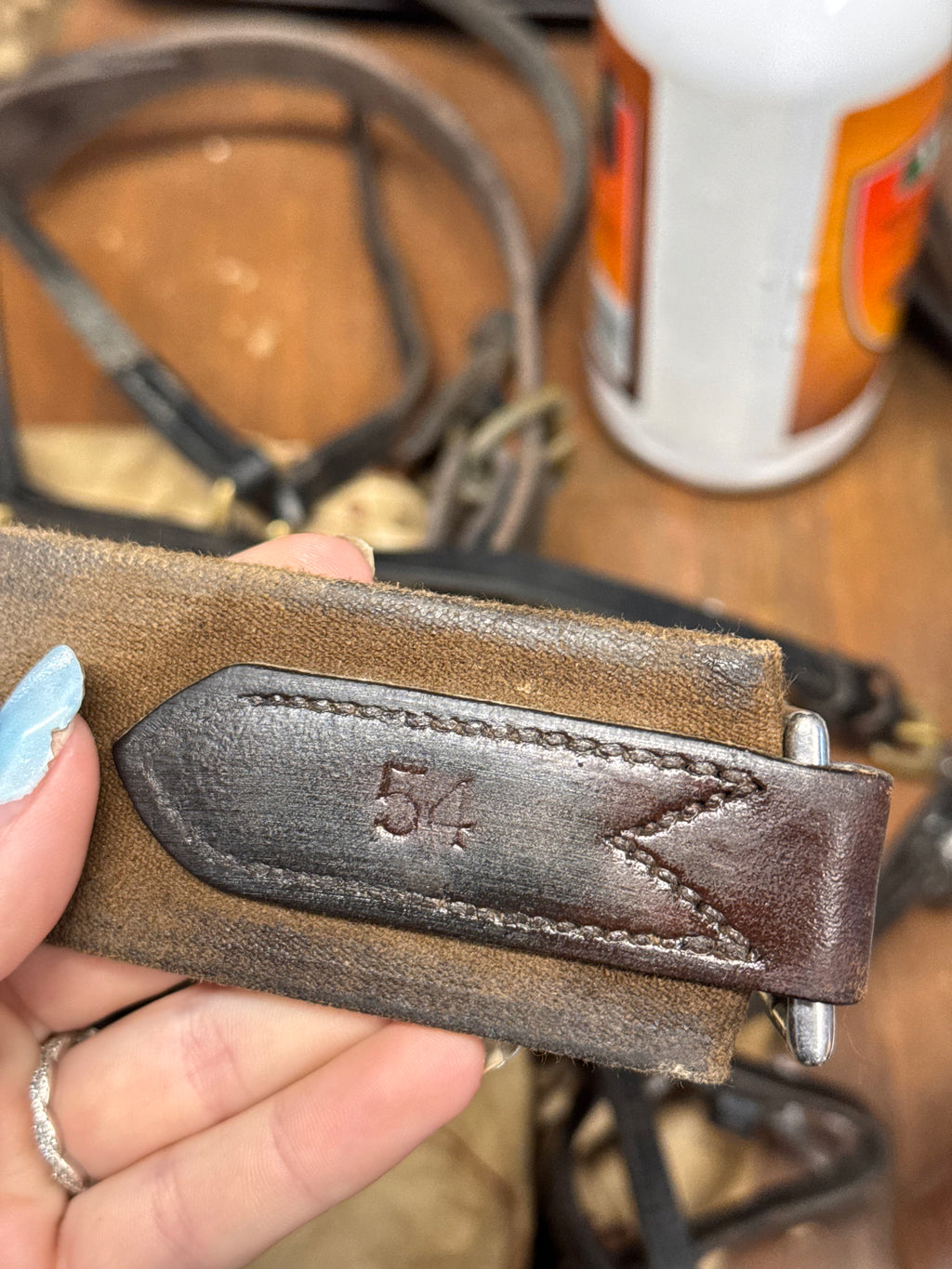 Total Saddle Fit Anatomical 54” girth, brown