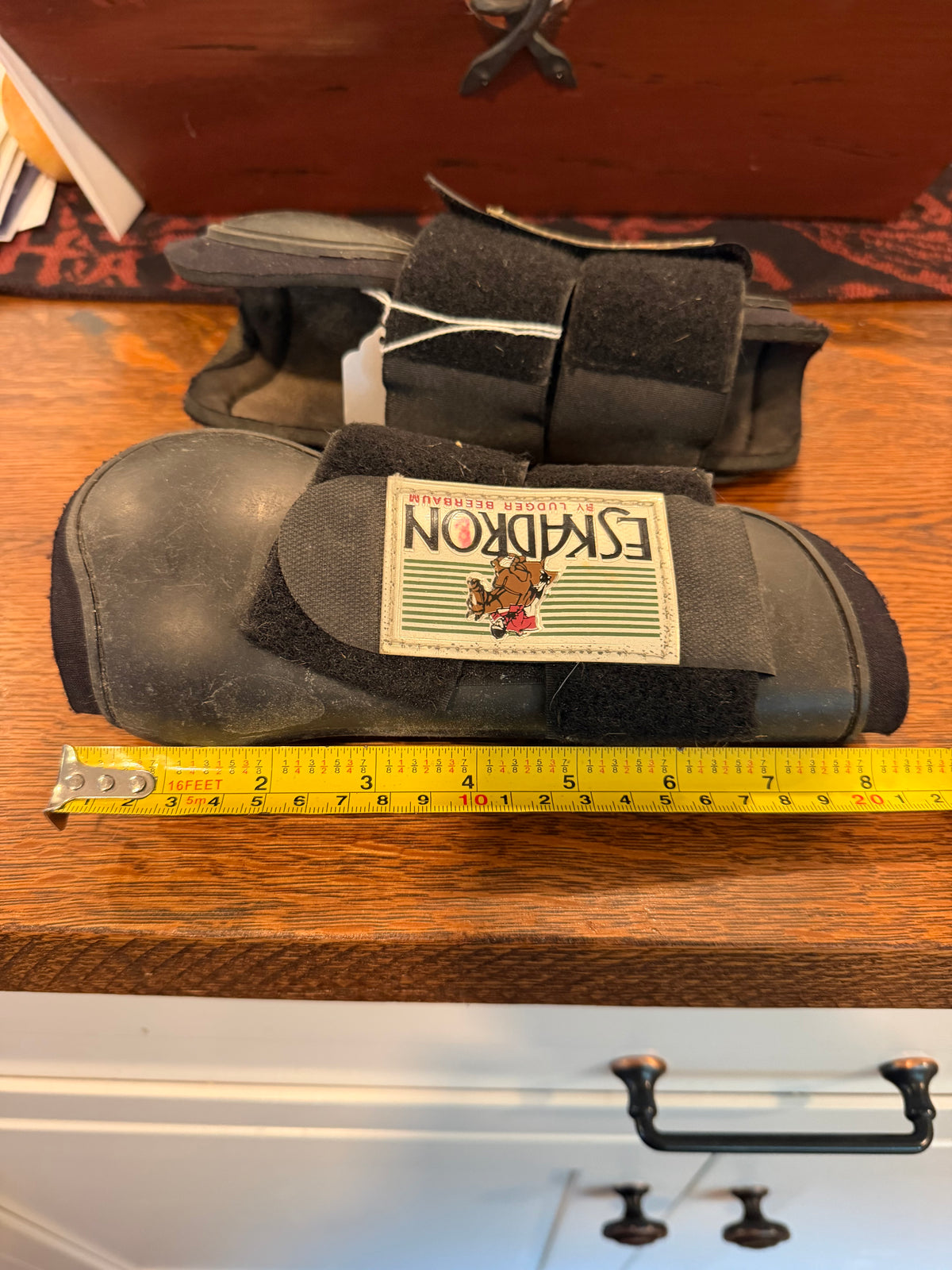 Eskadron black PONY open front boots