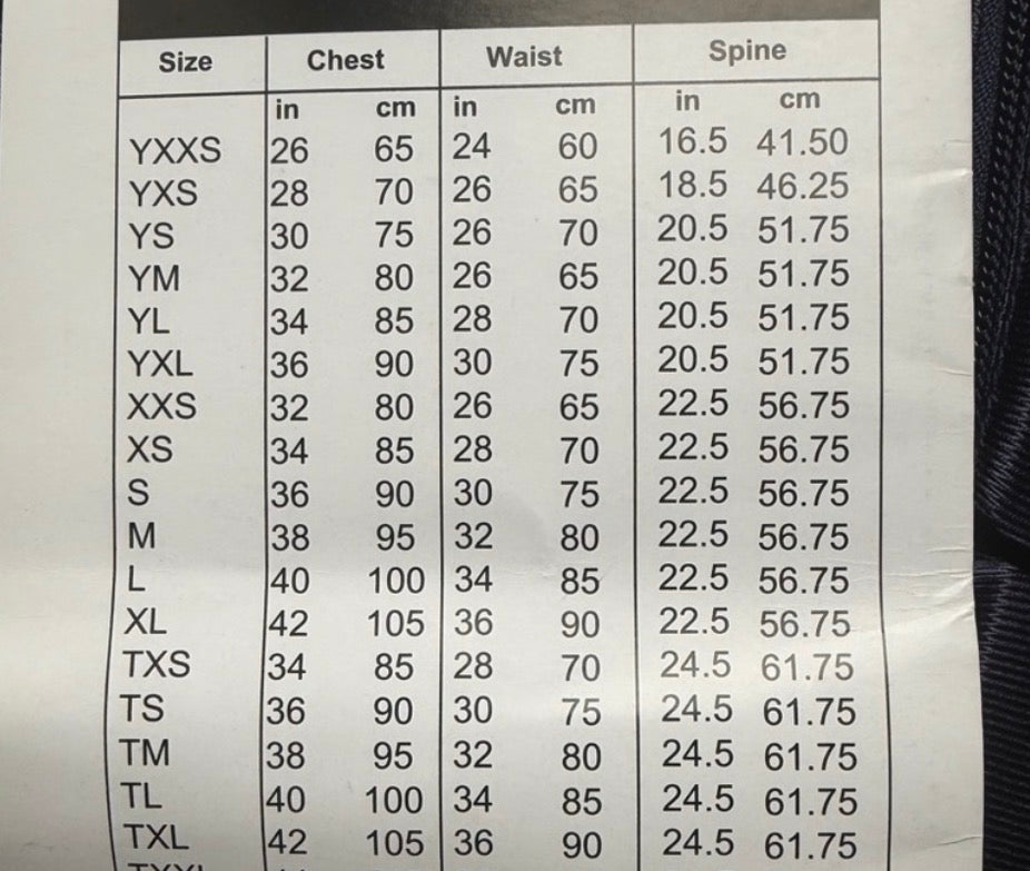 Tipperary eventer pro vest youth XS/28