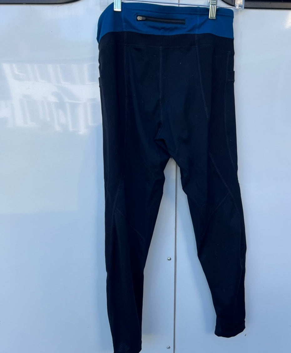 Irideon Black ladies pull on tights Large