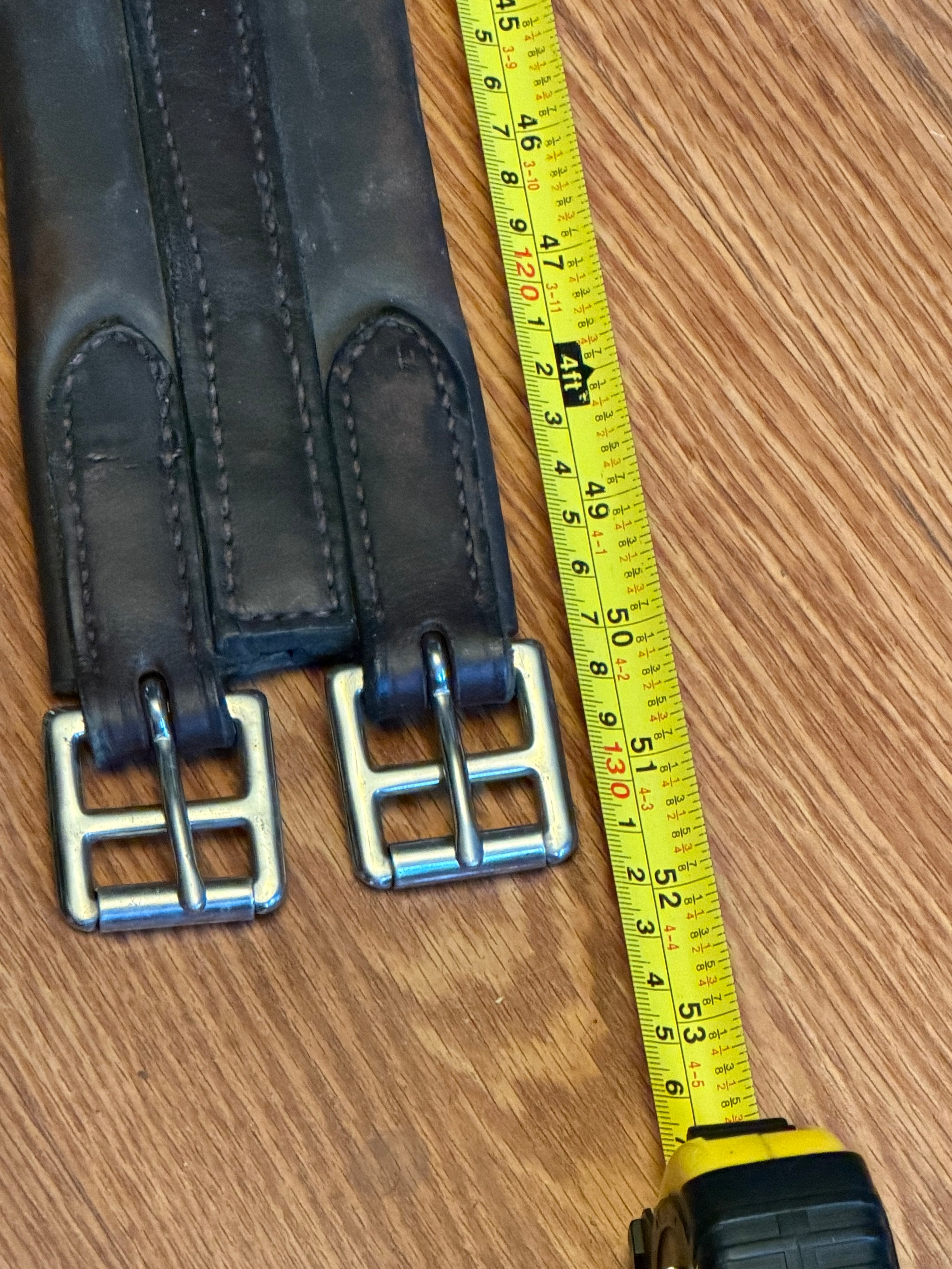 52" leather girth