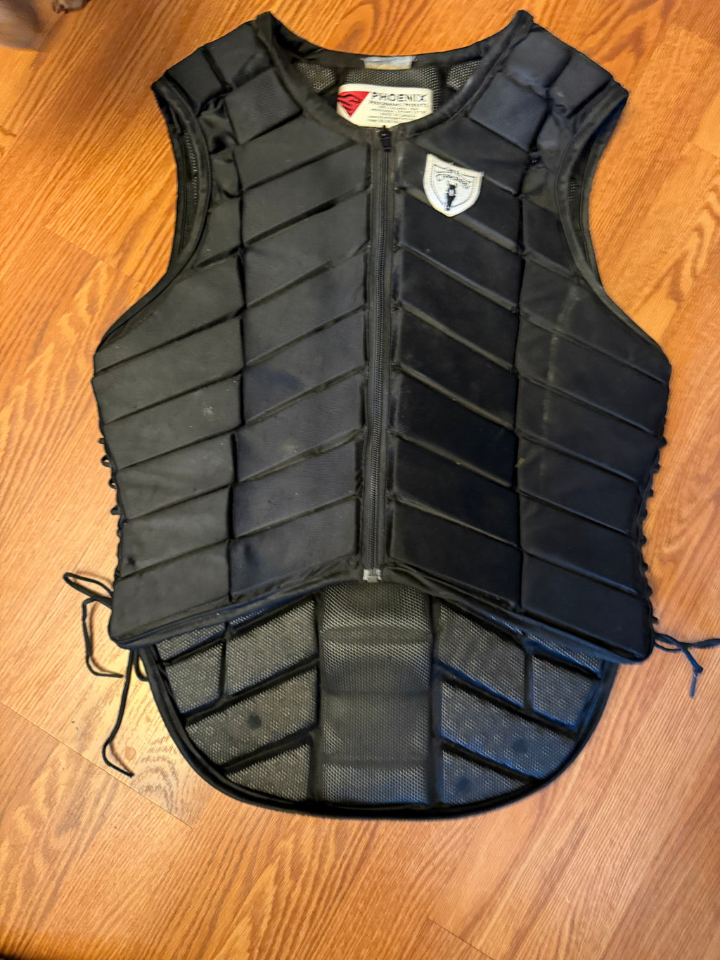 Tipperary eventing vest medium TALL Black
