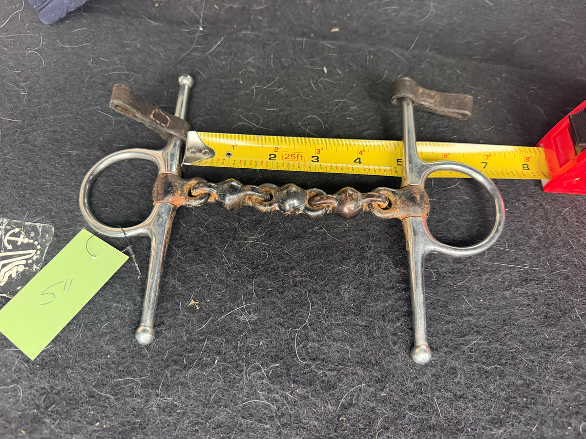 5” Waterford  full cheek snaffle bit sweet iron