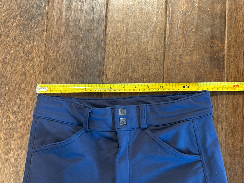FITS LARGE PerforMAX Full Seat Leather Breech w/Zip Front Slash Pockets
