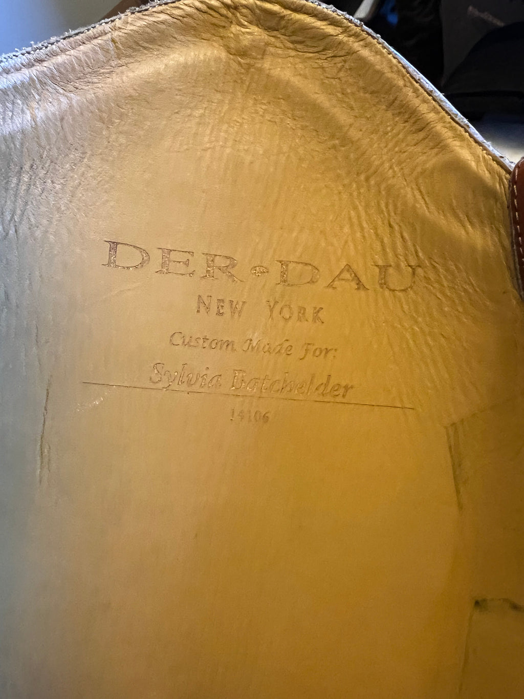 Der Dau Ladies custom dress boots 8