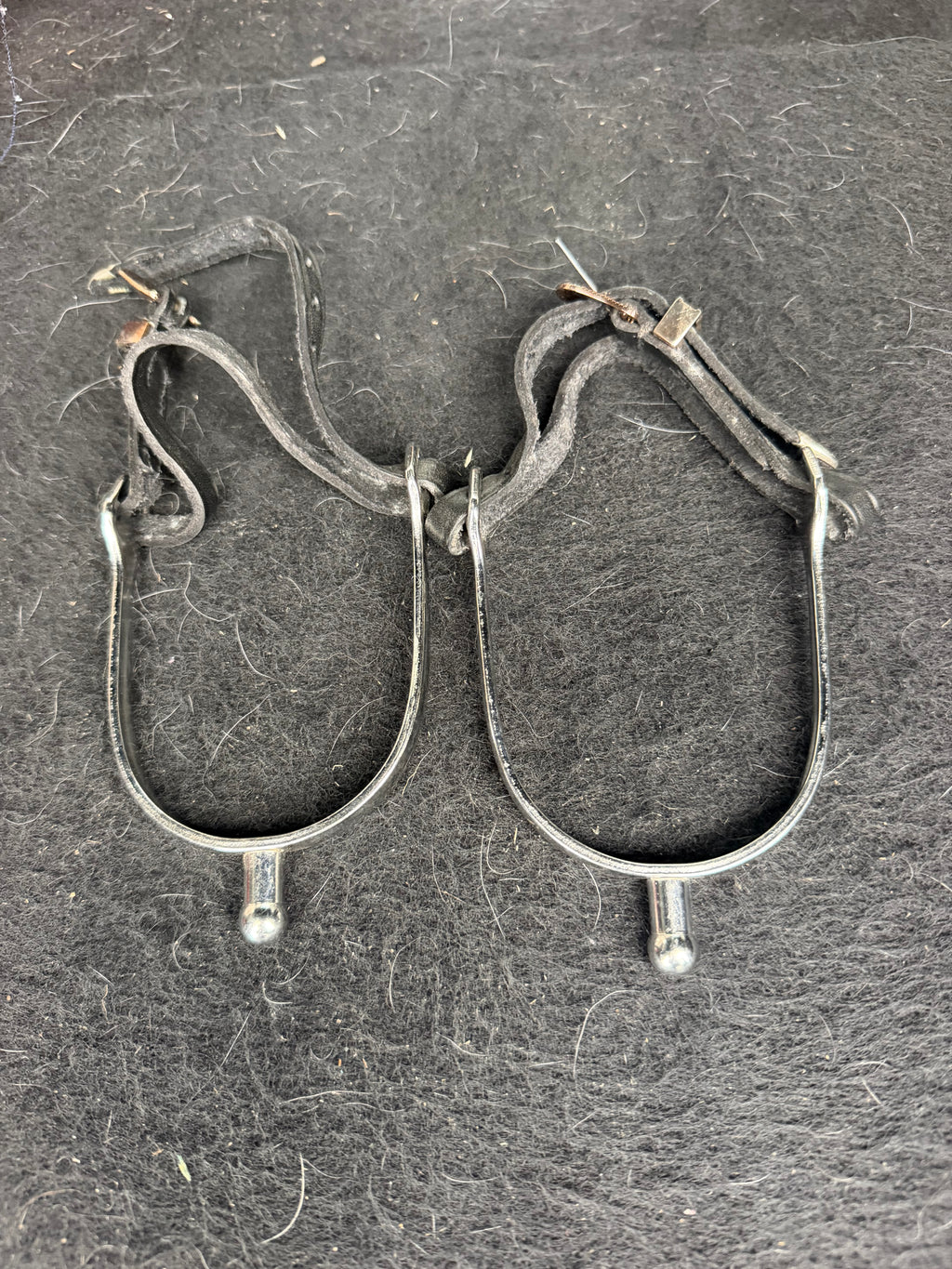 Herm Sprenger Spurs with Round Ball End