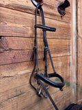 Black dressage bridle FULL