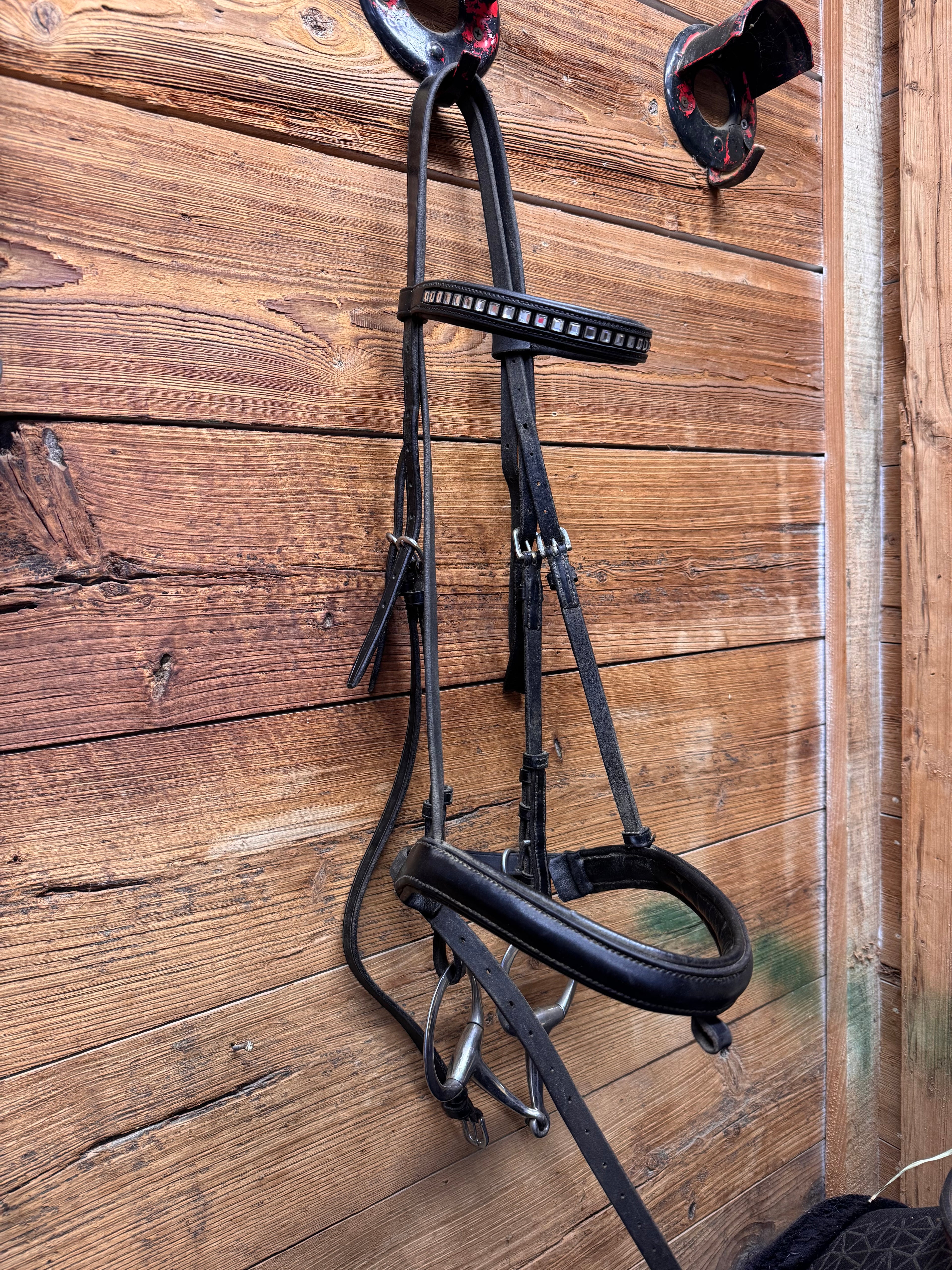 Black dressage bridle FULL