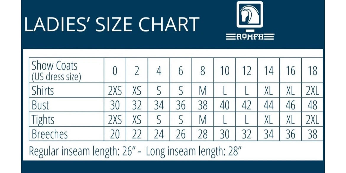 ROMFH ladies Lexy 3 Button breeches Full Grip Seat