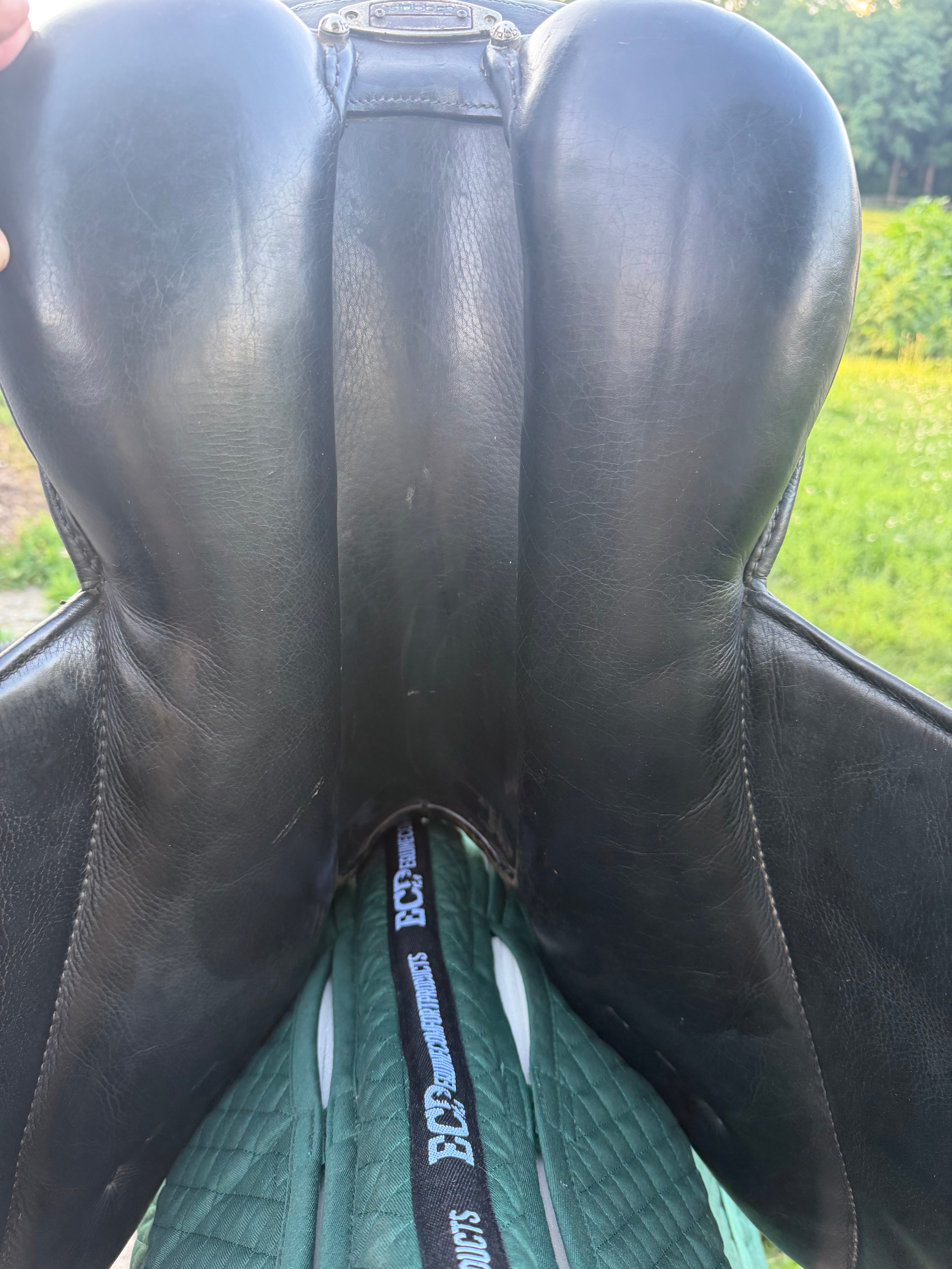 17” Stubben Excalibur Black monoflap 30cm